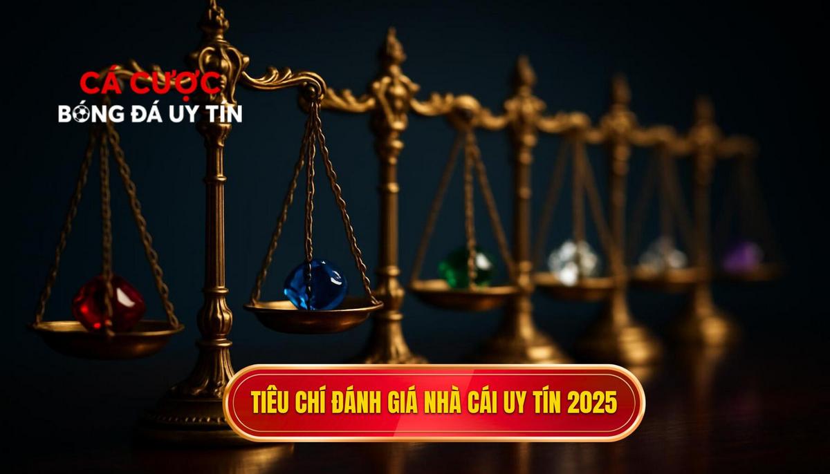 Tiêu chí khắt khe để đánh giá top nhà cái cá cược bóng đá uy tín 2025