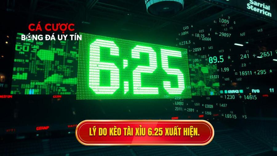 Tại sao kèo tài xỉu 6.25 lại xuất hiện? Phân tích đa chiều