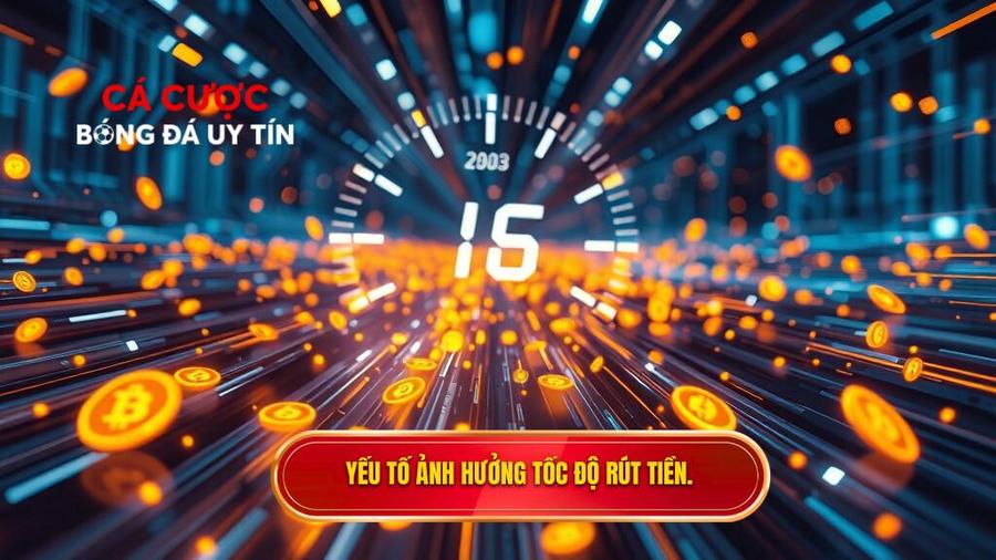 Các yếu tố ảnh hưởng đến tốc độ rút tiền khi thắng kèo